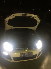 大眾高爾夫6車燈改裝升級GTR海拉5透鏡