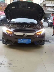 思域車燈改裝升級GTR雙光透鏡