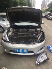 日產(chǎn)天籟大燈升級(jí)改裝Q5雙光透鏡