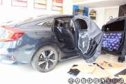 【南京發(fā)燒友汽車(chē)音響改裝】本田思域改裝勁浪汽車(chē)音響...