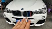 寶馬X3改裝原廠折疊后視鏡電耳朵