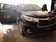 惠州精至汽車音響改裝豐田漢蘭達意大利詩芬尼S62全新上陣