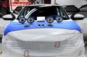 菏澤江波專業(yè)汽車音響改裝標(biāo)致408汽車音響升級(jí)改裝