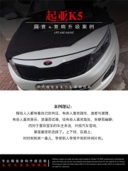 齊齊哈爾汽車音響改裝-起亞K5升級MBQ備胎低音-龍軍