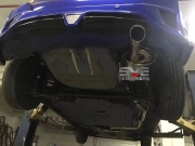 本田飞度改装SVE中尾段阀门单出排气安装作业