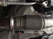 奔驰C200改装SVE中尾段阀门双出排气作业