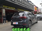 成都 高爾夫7.5代改裝升級(jí) 雷鳥(niǎo)四出排氣和后唇