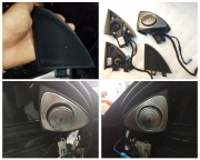 蘇州藝聲汽車音響：奔馳新款E300音響改裝柏林之聲喇叭