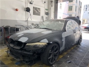 BMW 335i 水晶金屬黑翻新之旅作業(yè)鑒賞