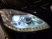 奔馳S350升級(jí)四透鏡，行車(chē)安全更安心