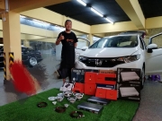 18款神車飛度改裝神級(jí)必偉音響——哈爾濱音樂(lè)之都汽車音響