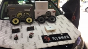 深圳粵聲汽車音響改裝：本田奧德賽音響改裝法國勁浪音響