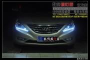 【數(shù)碼搞燈匠】現(xiàn)代索納塔升級奧迪Q5小糸雙氙透鏡