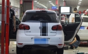 大眾高爾夫汽車(chē)音響改裝 找京城老周改裝放心！省心！