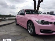 寶馬3系馬卡龍櫻花粉