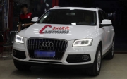 奧迪Q5汽車音響改裝 京城老周愛車音樂更動(dòng)聽!
