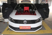 合肥小車音響改裝，大眾速騰升級喜力仕喇叭—合肥車音匯