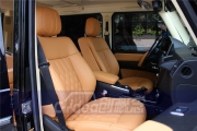 奔驰G500内饰豪华航空座椅改装，室内装潢环保木地板