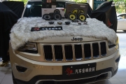 深圳Jeep大切诺基改装法国劲浪汽车音响系统