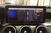 深圳奔驰C260L改装64色氛围中音发光盖阅读灯柏林发光