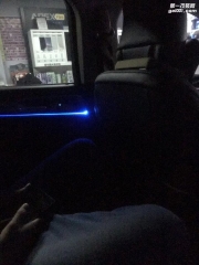 17蒙迪歐加裝門邊氛圍燈揚(yáng)州動(dòng)力燈改專業(yè)燈光改裝