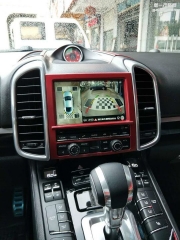 保时捷卡宴升级Carplay+360全景行车记录仪