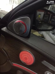 新E300L改裝旋轉(zhuǎn)高音發(fā)光蓋板柏林音響