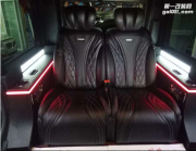西安合正奔驰G500商务车内饰升级航空座椅