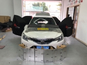 汕頭星悅汽車音響豐田銳志全車意大利STEG隔音降噪改善高速行駛的噪音問(wèn)題再也不怕噪音虐待耳朵了！