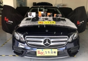 奔馳E300L汽車音響改裝德國MATCH麥?zhǔn)藢＼噷Ｓ美忍撞蜕穷^星悅汽車音響