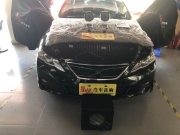汕頭星悅汽車音響豐田銳志二次升級(jí)FOCAL法國(guó)勁浪PS165V1二分頻套裝喇叭25A4超低音