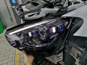 21款奔驰E260 E300L改装几何多光束LED大灯