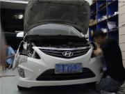 深圳汽車燈改裝升級【光速車改】汽車照明：瑞納改裝Q5透鏡