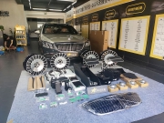 邁巴赫S450改裝原廠邁巴赫刀鋒大餅輪轂