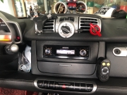 汕頭星悅汽車音響奔馳Smart巴博斯升級FOCAL法國勁浪UTOPIA M6.2烏托邦主動二分頻套餐系統(tǒng)打造專屬好音響極致完美車音
