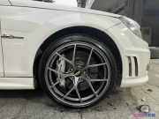 成都銳捷輪轂改裝 奔馳C63 升級19寸鍛造輪轂案例