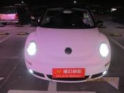 [外觀] 車(chē)身改色貼膜大眾甲殼蟲(chóng)變身全過(guò)程
