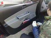 邁騰改裝4個門燈并加裝LED燈泡