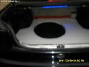 捷達(dá)改裝后備箱平墊作業(yè)