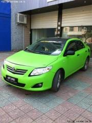 卡羅拉改裝作業(yè)之全車(chē)改裝亞光綠