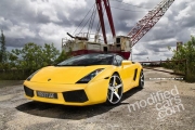 嫩黃出街 Concavo Wheels 改裝蘭博基尼Gallardo