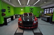 MANSORY改装2013宾利欧陆GT—红与黑的缠绵