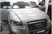 杭州道聲：奧迪A6L全車隔音作業(yè)，道聲汽車音響改裝