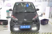 成都華濤奔馳SMART小精靈汽車(chē)音響改裝升級(jí)曼斯特和四門(mén)隔音