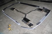奧迪A4L改裝排氣、包圍、輪轂、貼膜變身S4—成都特驅(qū)快車