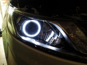 金華【起亞K2】升級海拉3雙光透鏡+天使眼—金華萬車樂