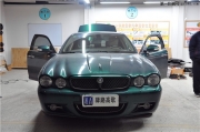 長沙汽車音響改裝捷豹08款XJ原車屏升級加后視—長沙...