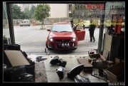 重慶改燈【數(shù)碼搞燈匠】雨燕改裝13款Q5雙光透鏡+天使眼