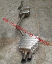 [進(jìn)排氣] 奧迪A4L排氣改裝 B7 B8消音器 A4 B9 排氣管中尾段 B9消音器消聲器 原廠拆車件