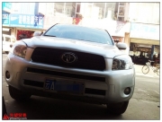 豐田RAV4—加裝華陽CE—6603 專車專用DVD導(dǎo)航、后視！